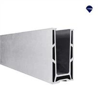 Boleh laras 0.5kN Saluran Kaca Aluminium Pelekap Atas